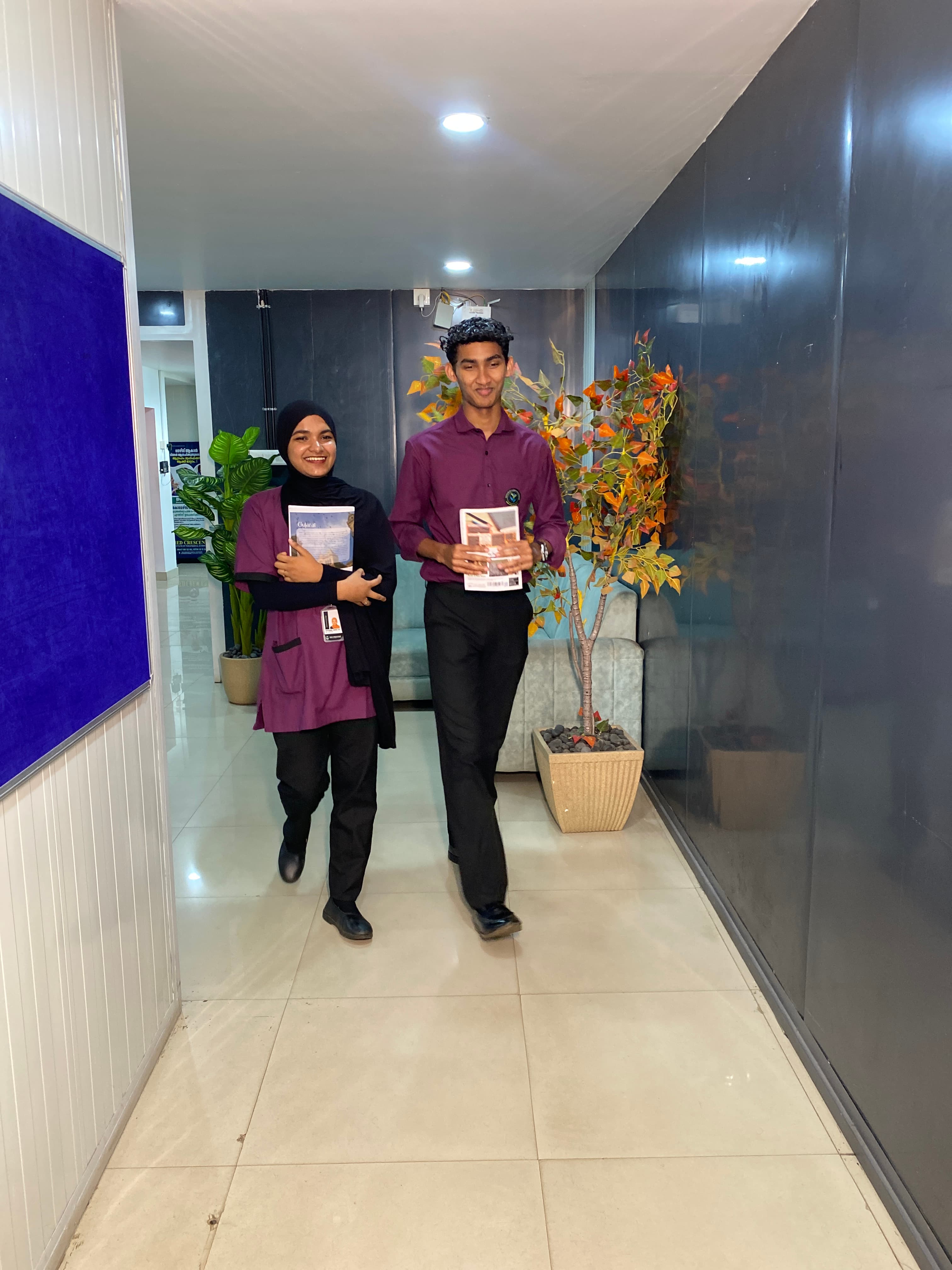 Students on campus